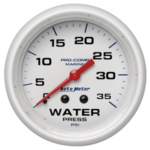 Auto Meter 200773 Marine Water Pressure Gauge
