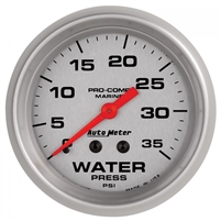 Auto Meter 200773-33 Marine Water Pressure Gauge