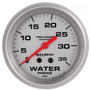 Auto Meter 200773-33 Marine Water Pressure Gauge