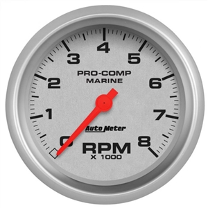 Auto Meter 200779-33 Tachometer Silver