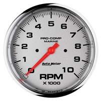 Auto Meter 200801 In Dash Tachometer 0-10,000 RPM Marine Chrome