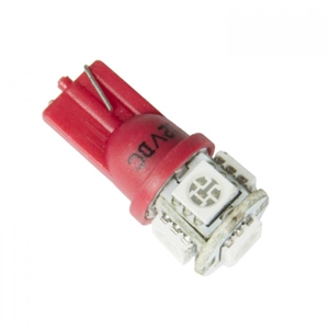 Replacement Auto Meter Red LED Bulb T3 Wedge