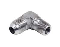 -8 AN to 3/8 NPT Stainless Steel 90 Degree Adapter Fitting