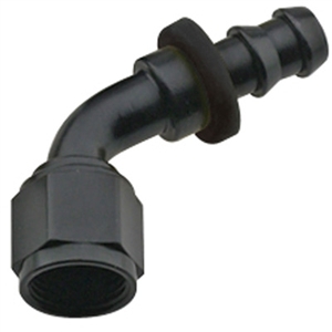 -10 Push-Lock 60 Deg Hose End Black