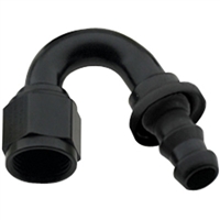 -10 Push-Lock 150 Deg Hose End Black