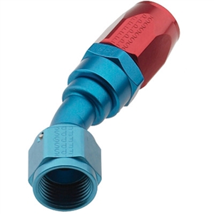 -8 AN Fragola 30Â° Reusable Hose End Blue