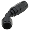 -6 AN Fragola 45Â° Reusable Hose End Black