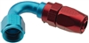 -8 AN Fragola 120Â° Reusable Hose End Blue