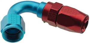 -8 AN Fragola 120Â° Reusable Hose End Blue