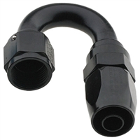 -4 AN Fragola 180Â° Reusable Hose End Black