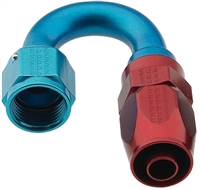 -8 AN Fragola 180Â° Reusable Hose End Blue