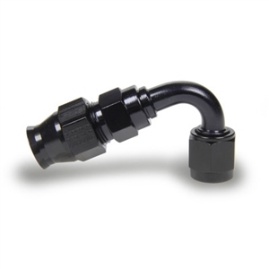 -12 AN Fragola Race Rite 120 Deg Reusable PTFE Hose End Black