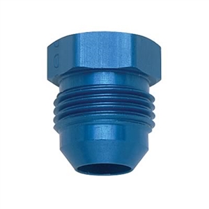 -3 AN External Hex Head Flare Plug Blue