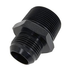 Fragola --16 AN to 1-1/4 NPT Adapter Fitting Black