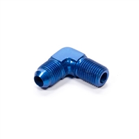 Fragola -6 AN to 1/4 NPT 90Â° Adapter Fitting Blue