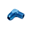 Fragola -8 AN to 3/8 NPT 90Â° Adapter Fitting Blue