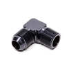 Fragola -10 AN to 1/2 NPT 90Â° Adapter Fitting Black