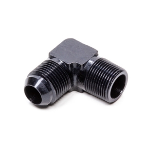 Fragola -10 AN to 1/2 NPT 90Â° Adapter Fitting Black