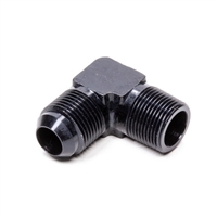 Fragola -10 AN to 3/8 NPT 90Â° Adapter Fitting Black