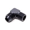 Fragola -12 AN to 1/2 NPT 90Â° Adapter Fitting Black