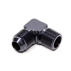 Fragola -12 AN to 1/2 NPT 90Â° Adapter Fitting Black