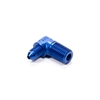 Fragola -4 AN to 3/8 NPT 90Â° Adapter Fitting Blue