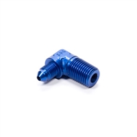 Fragola -4 AN to 3/8 NPT 90Â° Adapter Fitting Blue