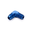 Fragola -4 AN to 1/4 NPT 90Â° Adapter Fitting Blue
