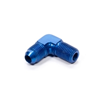 Fragola -4 AN to 1/4 NPT 90Â° Adapter Fitting Blue