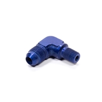 Fragola -6 AN to 1/8 NPT 90Â° Adapter Fitting Blue