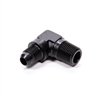 Fragola -6 AN to 1/2 NPT 90Â° Adapter Fitting Black