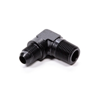 Fragola -6 AN to 1/2 NPT 90Â° Adapter Fitting Black