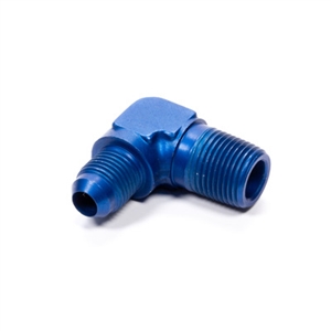 Fragola -6 AN to 1/2 NPT 90Â° Adapter Fitting Blue