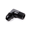 Fragola -8 AN to 1/2 NPT 90Â° Adapter Fitting Black