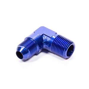 Fragola -8 AN to 1/2 NPT 90Â° Adapter Fitting Blue