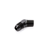 Fragola -4 AN to 1/8 NPT 45Â° Adapter Fitting Black