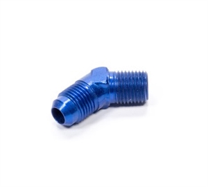 Fragola -8 AN to 3/8 NPT 45Â° Adapter Fitting Blue