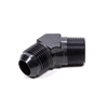 Fragola -10 AN to 1/2 NPT 45Â° Adapter Fitting Black