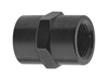 1/4" Female Pipe Coupler Black