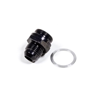 -8 AN X 7/8-20 Male Carburetor Inlet Holley Dual Feed Black