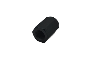 -10 AN Inline Oil Temp Adapter Black