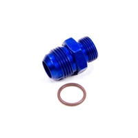 Fragola -10 ORB 7/8-14 Thread to -12 AN Flare Adapter Blue