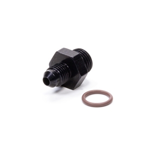 Fragola -6 ORB 9/16-18 Thread to -4 Flare Adapter Black