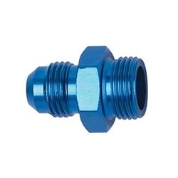Fragola -8 ORB 3/4-16 Thread to -4 Flare Adapter Blue