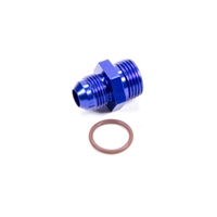 Fragola -16 ORB 1-5/16 -12 Thread to -12 AN Flare Adapter Blue
