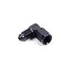 -08 Female to Male Flare Swivel 90Â° Black