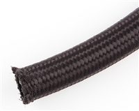 -8 Premium Nylon Race Hose Black Braided per ft