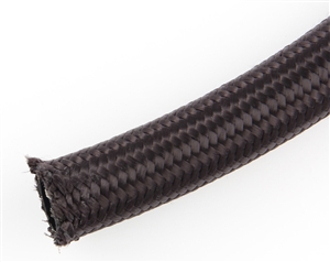 -12 Premium Nylon Race Hose Black Braided per ft