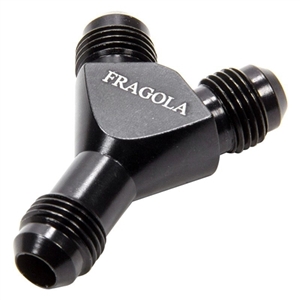 Fragola -10 AN Male Y Fitting Black