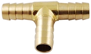 3/8 Hose Brass Barbed Tee